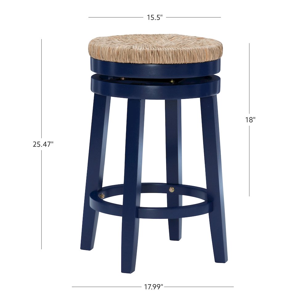 Morgan Counter Stool Navy Blue. Picture 7