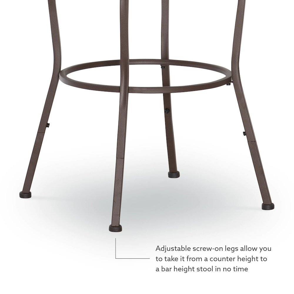 Townsend Three Piece Adjustable Stool Set. Picture 15