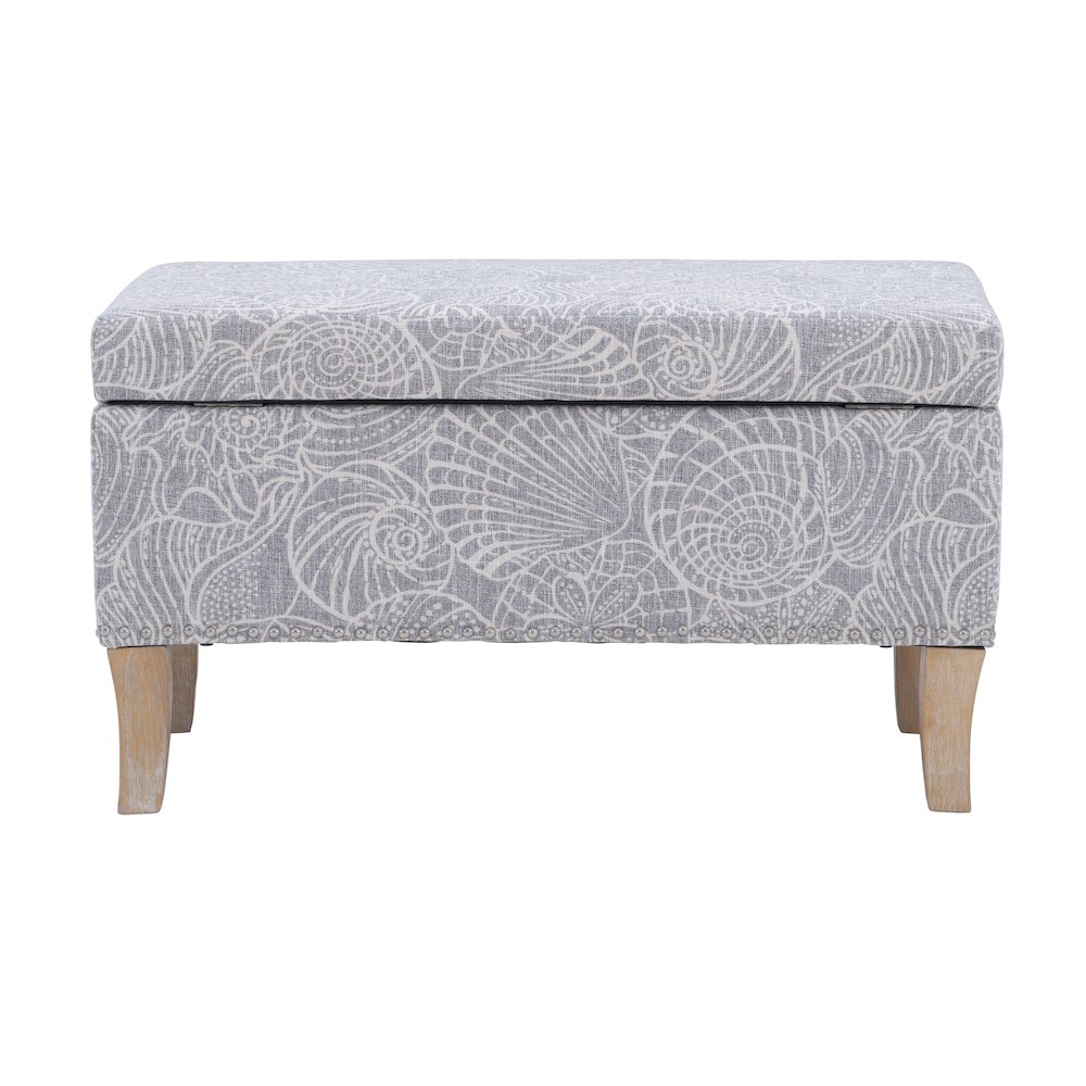 Stephanie Upholstered Storage Ottoman, Stone. Picture 11