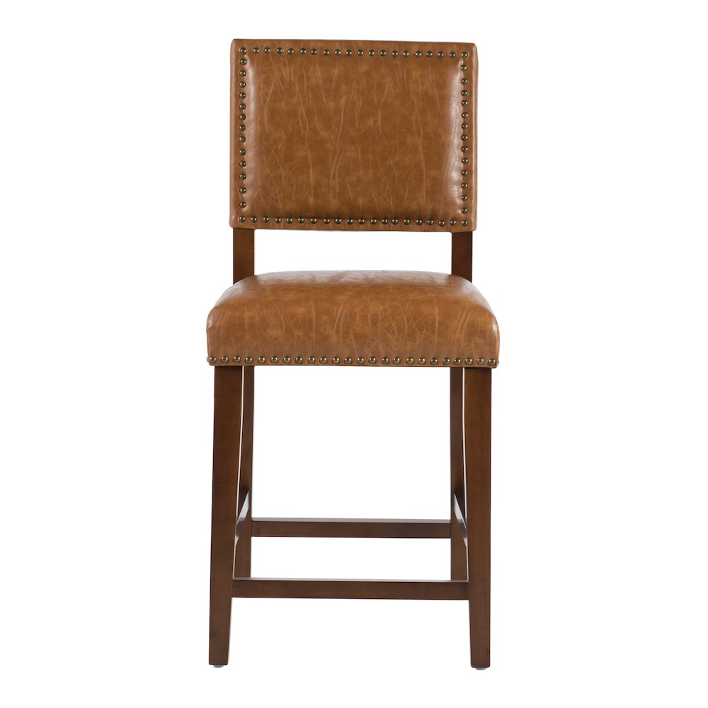 Brook Counter Stool 24 Caramel. Picture 1