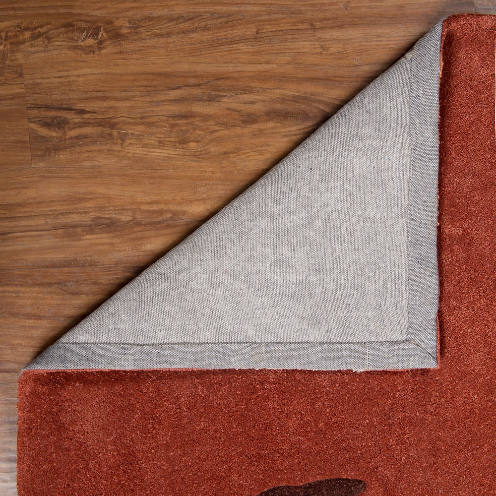 Trio Bilson Rust & Pumpkin 5x7, Rug. Picture 3