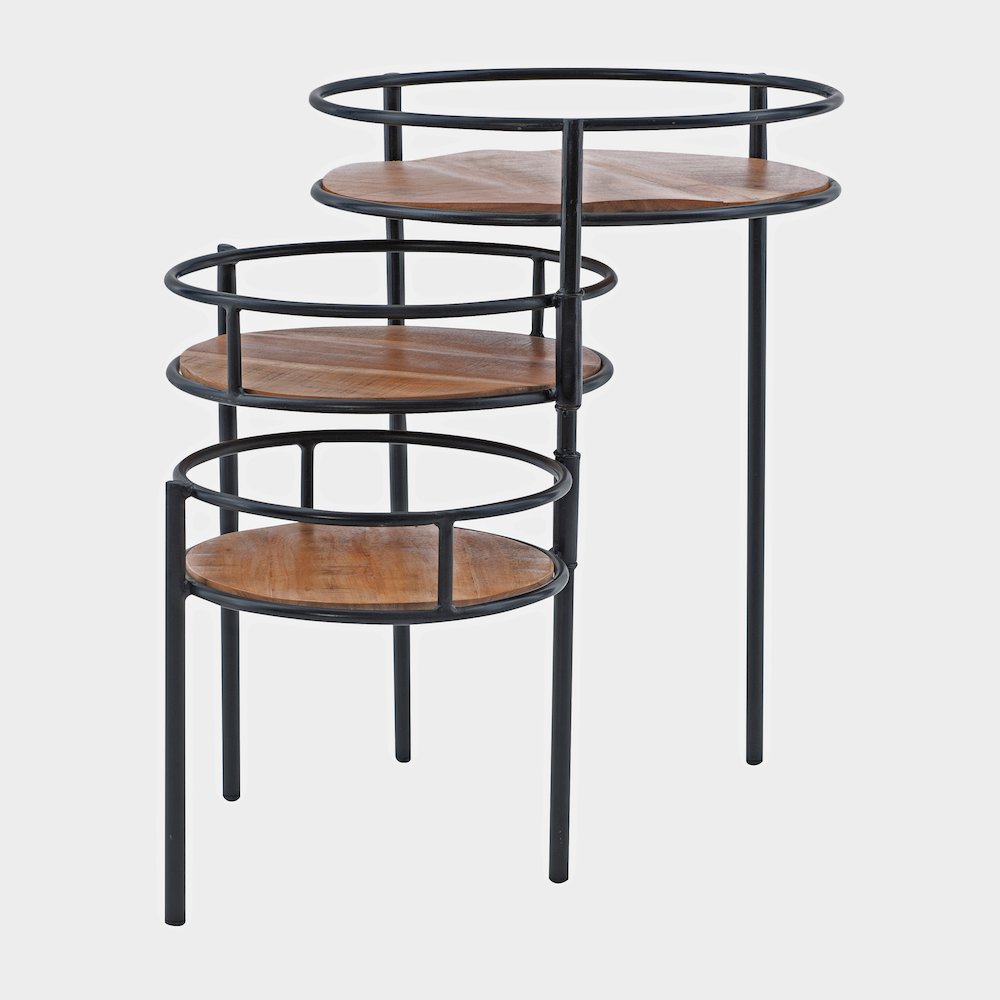 Collis Three Tiered Plant Stand Side Table. Picture 4