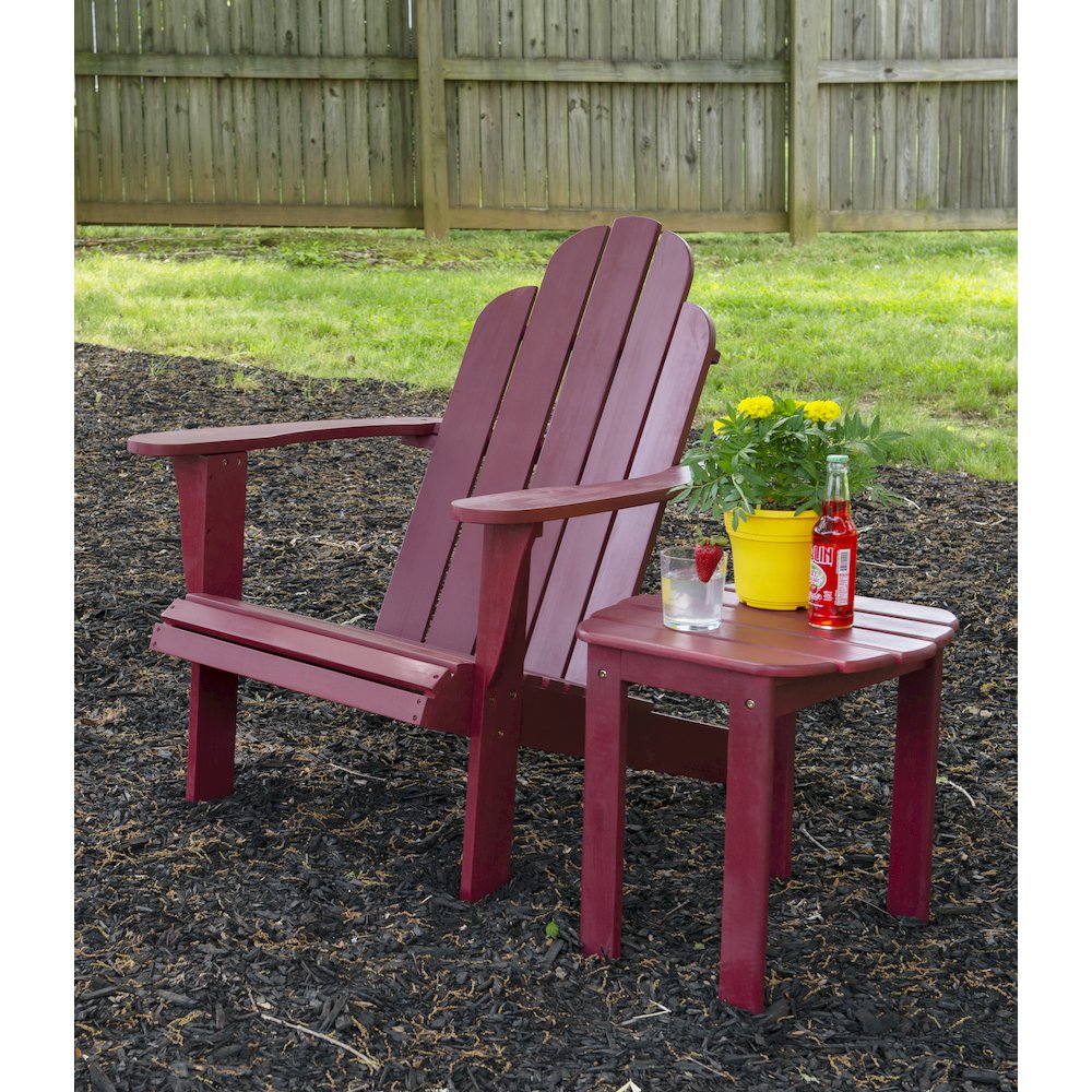 Red Adirondack Chair. Picture 3