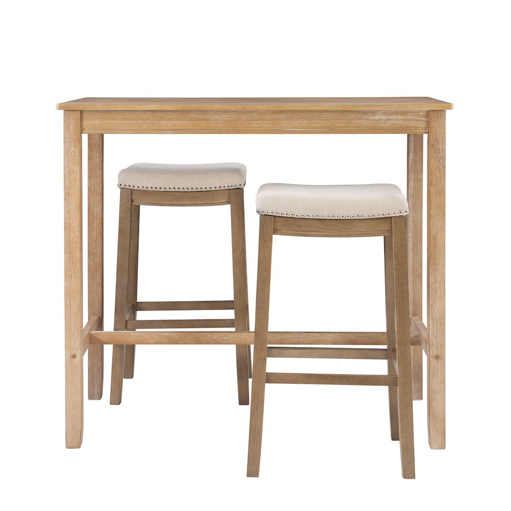 Claridge 3Pc Bar Set Natural. Picture 2