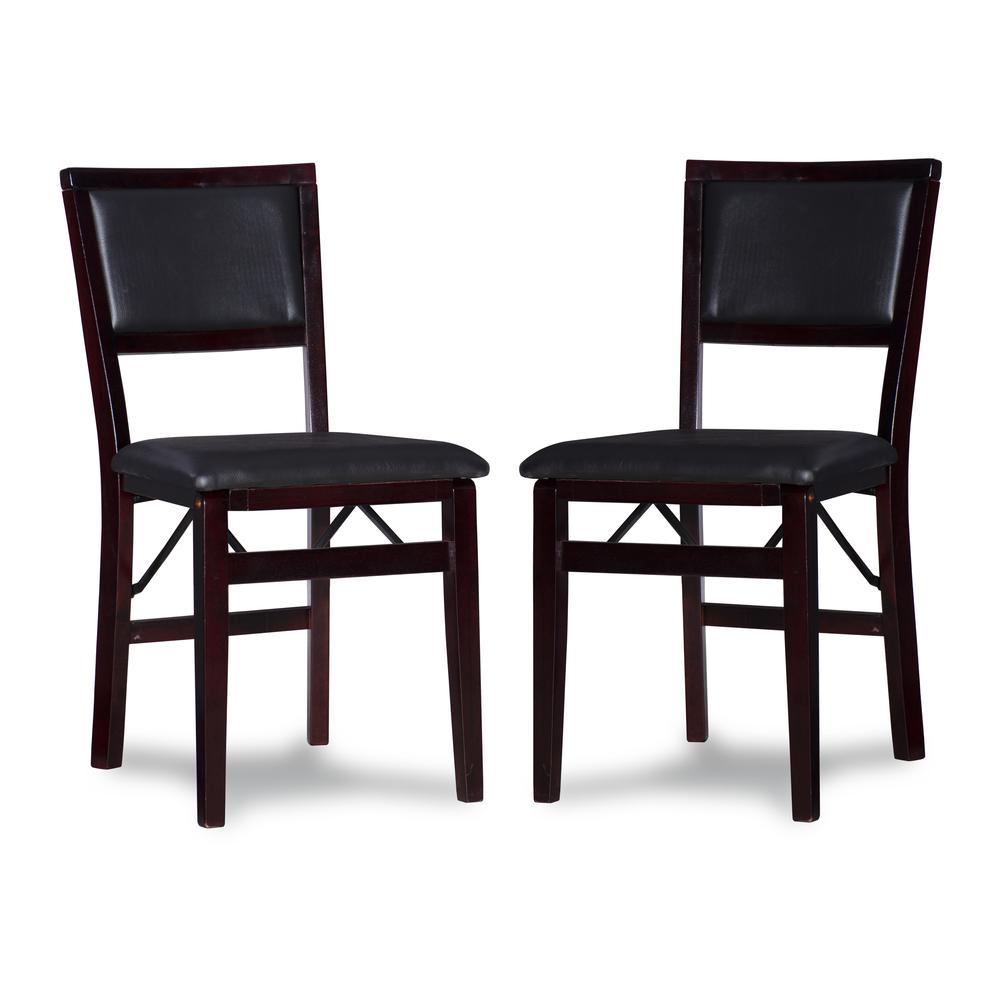 Kiera 18 In Pad Back Folding Chair - Set Of Two. Picture 2