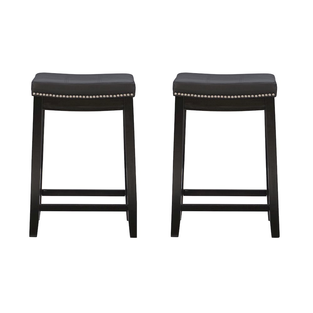 Claridge 2 Pk Black Counter Stool. Picture 2