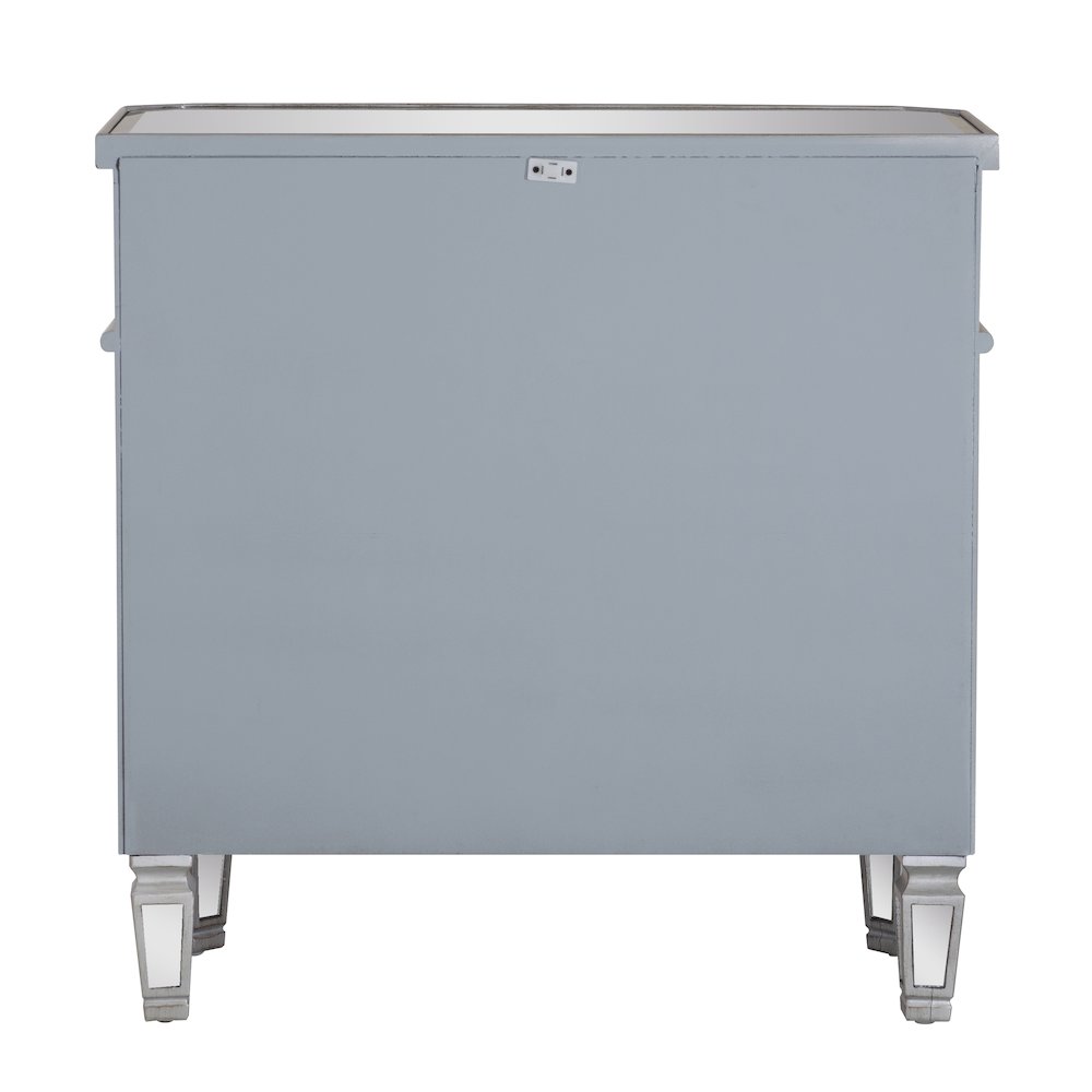 Mirrored 1-Drawer, 2-Door Console. Picture 11