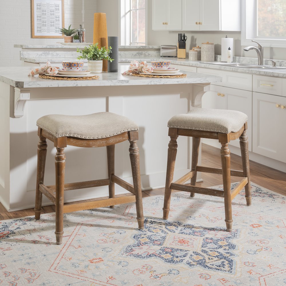 Hayes Counter Stool Brown. Picture 2