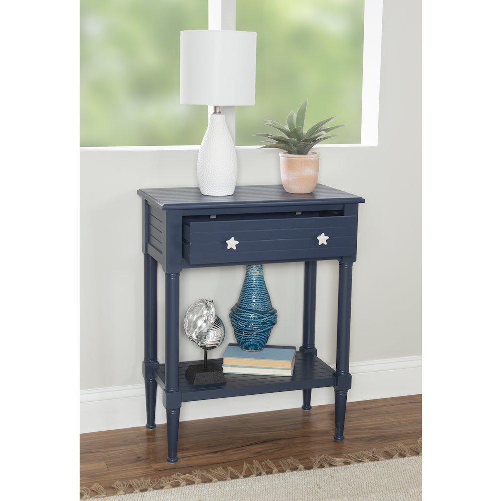Seaboard Accent Table Navy. Picture 4