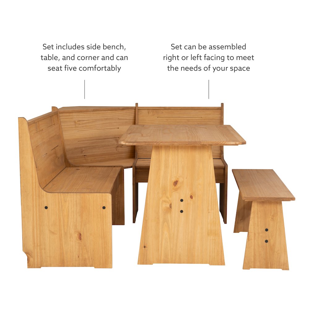 Waldron Corner Nook Set Natural Kit. Picture 7