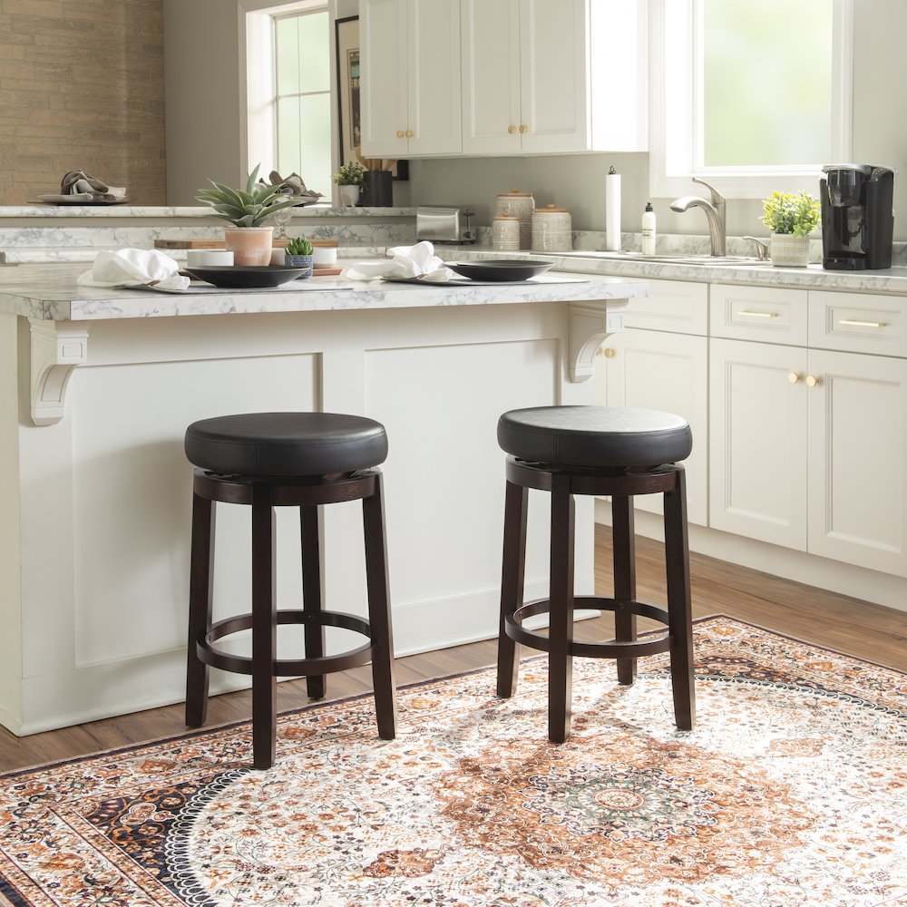 Maya Black 24 Inches Counter Stool. Picture 2