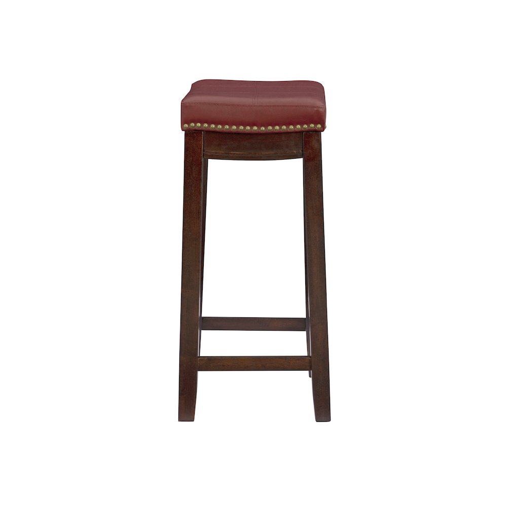 Claridge Red Counter Stool. Picture 6