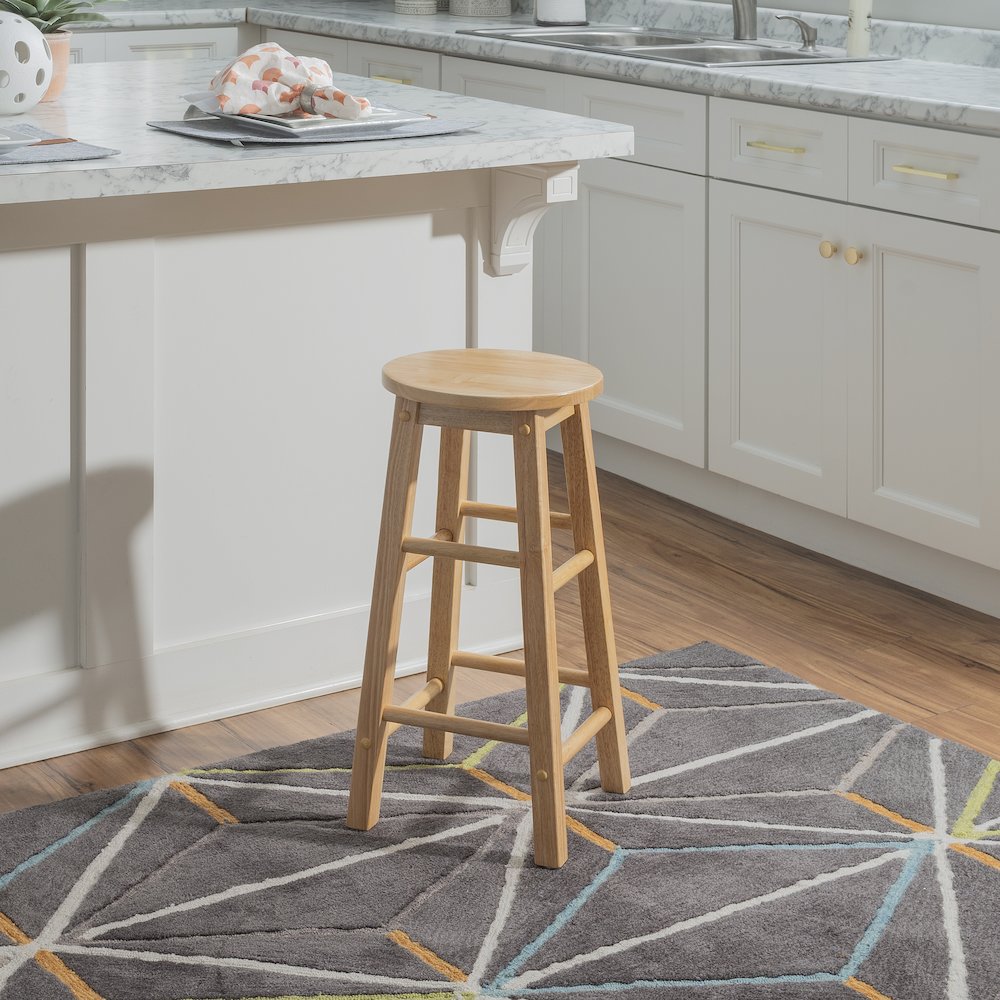 24 Inches Counter Stool With Round Seat. Picture 4