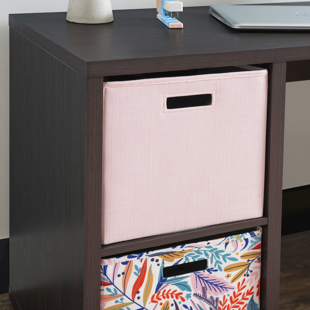 Galli 2 Cube Desk Espresso. Picture 4