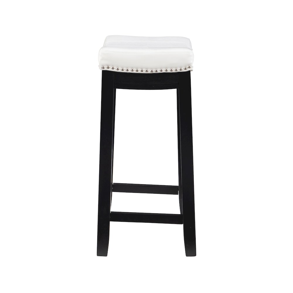 Claridge White Pu Counter Stool. Picture 7