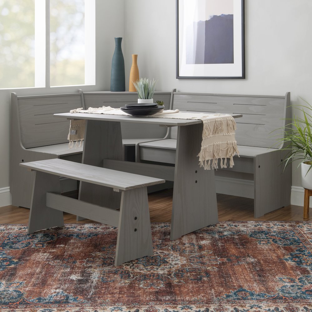 Waldron Corner Nook Set Grey Kit. Picture 4