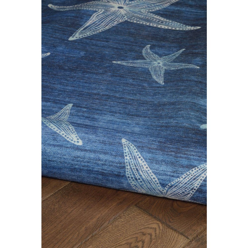 Outdoor Washable Boca Blue & Light Blue 3' X 5', Rug. Picture 6