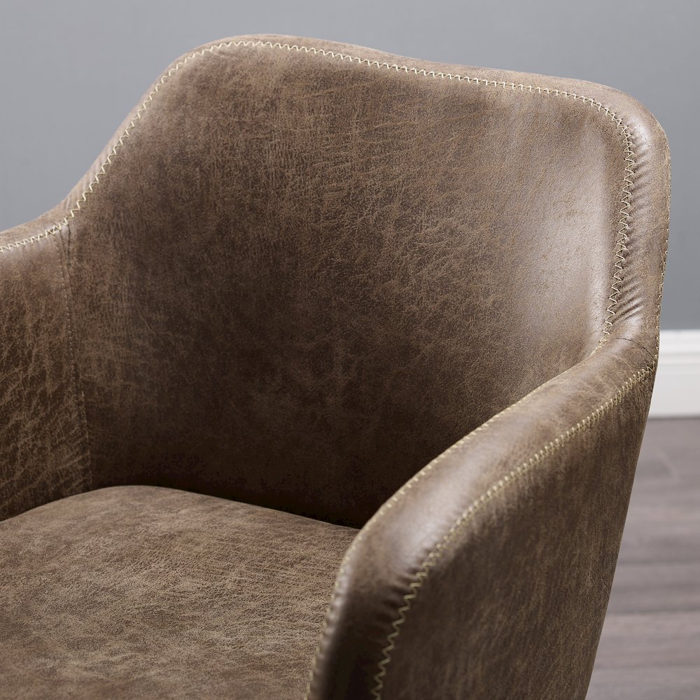 Rylen Office Chair, Brown. Picture 3