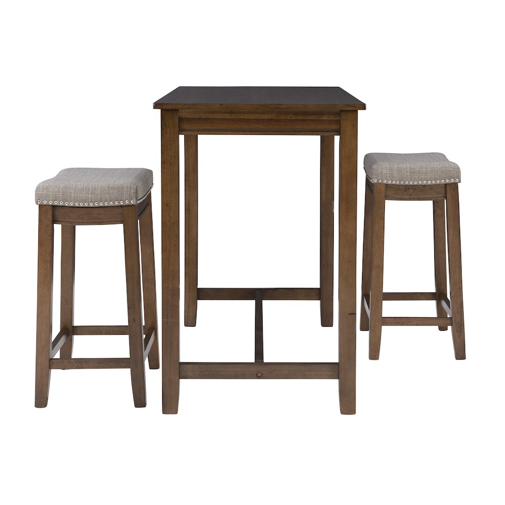 Claridge 3Pc Counter Set Rustic. Picture 4
