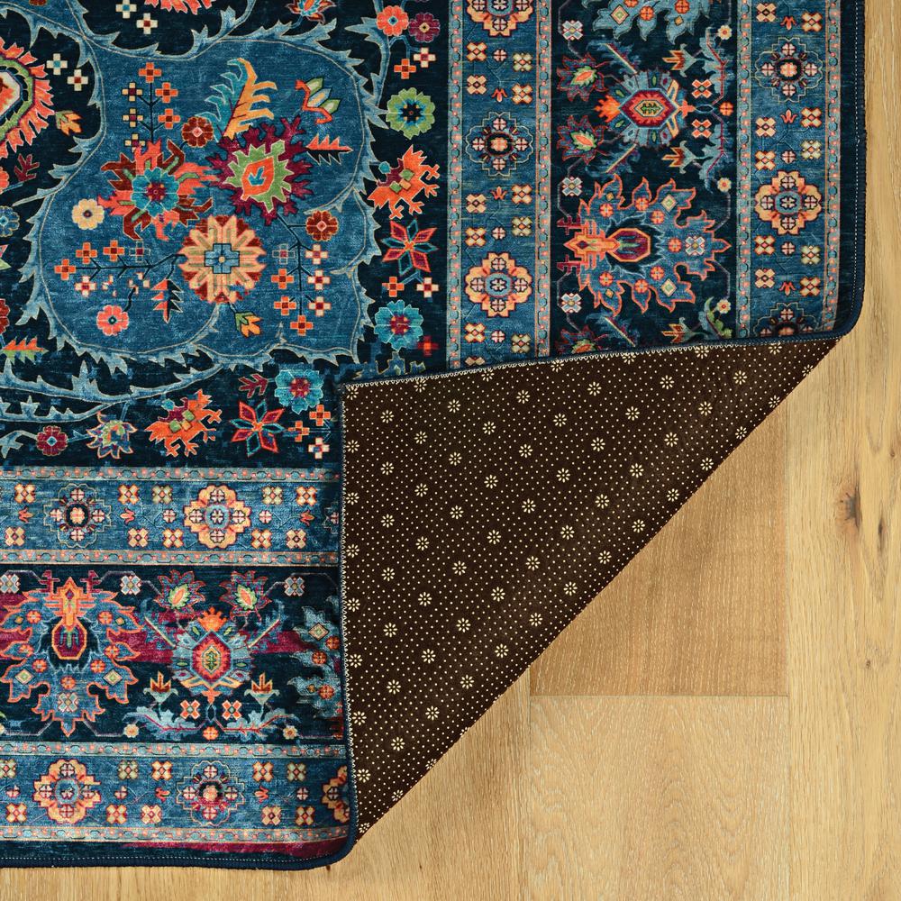 Emerald Grenier Navy & Blue 5x7, Rug. Picture 4