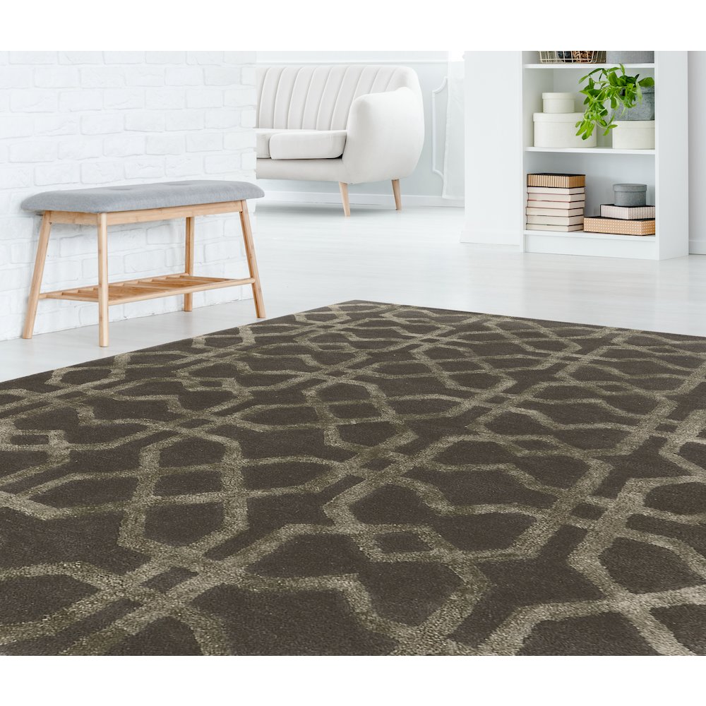 Aspire Wool Xs Slate 8x11, Rug. Picture 1