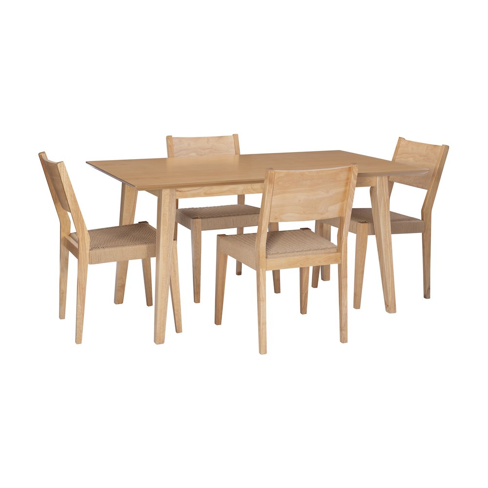 Cadence 5Pc Dining Set Natural. Picture 11