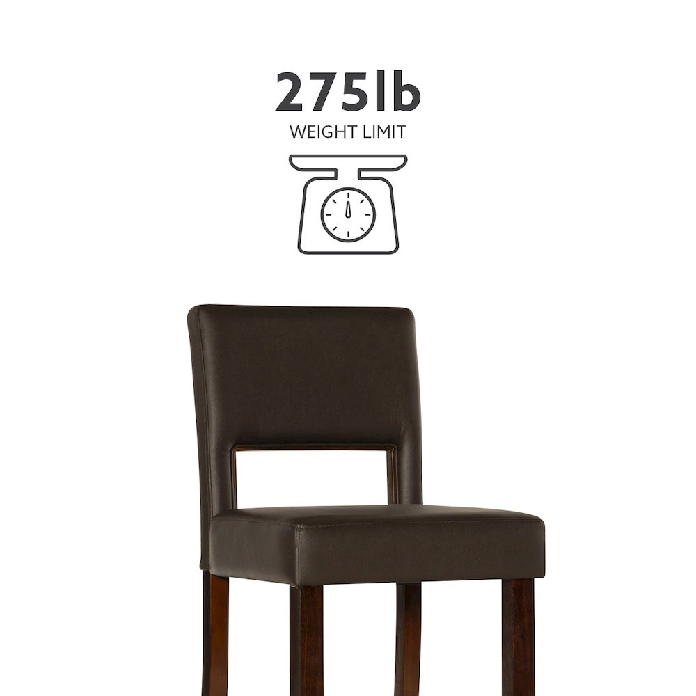 Vega Bar Stool Brown 30. Picture 11