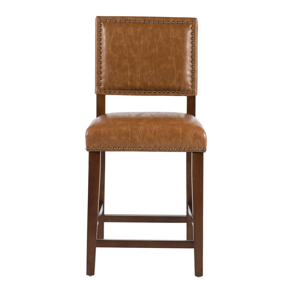 Brook Counter Stool 24 Caramel. Picture 4