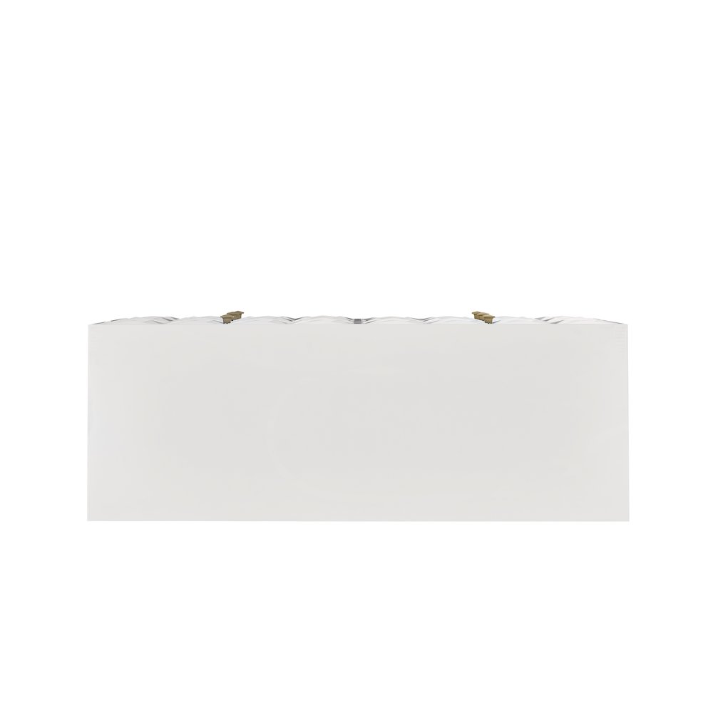 Six Drawer Geo Texture Dresser White. Picture 7
