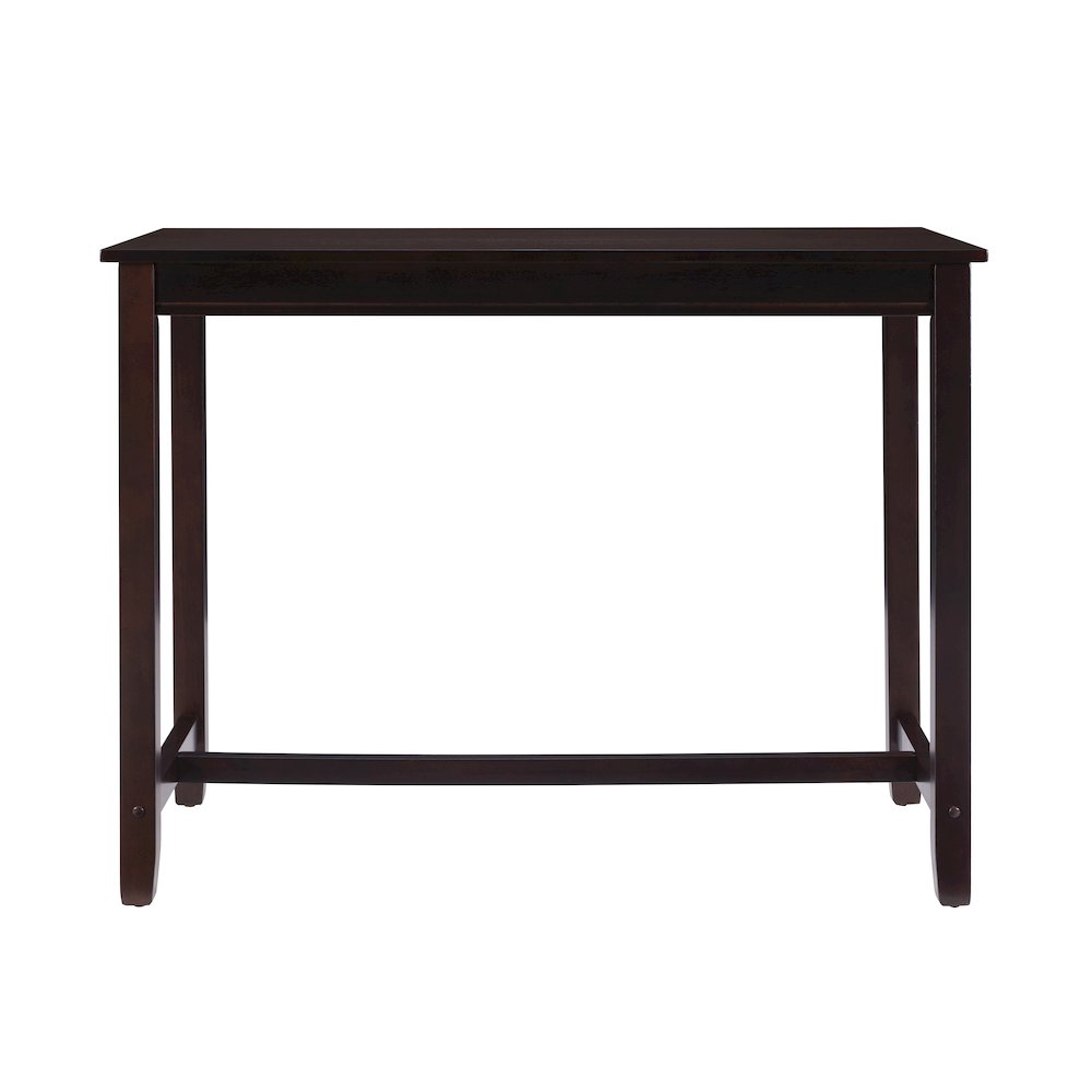 Claridge 36 Inch Counter Height Pub Table, Walnut. Picture 2