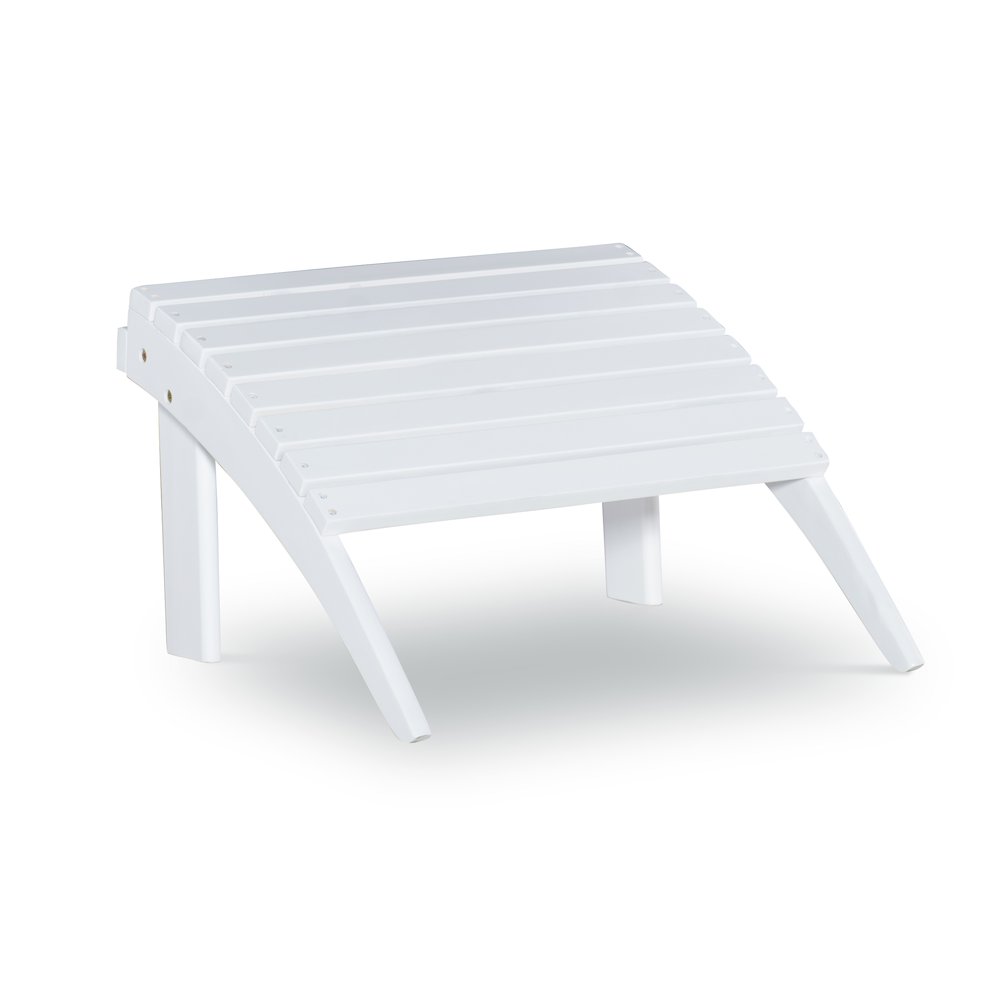 White Adirondack Ottoman. Picture 7