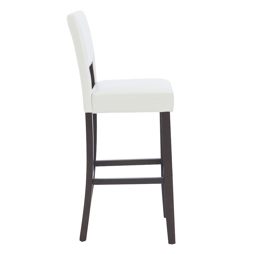 Vega Bar Stool White 30. Picture 5