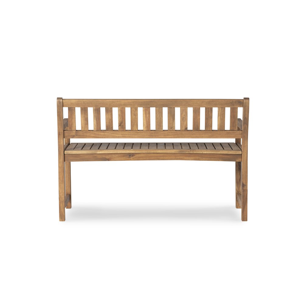 Catalan Bench - Acorn Finish. Picture 9