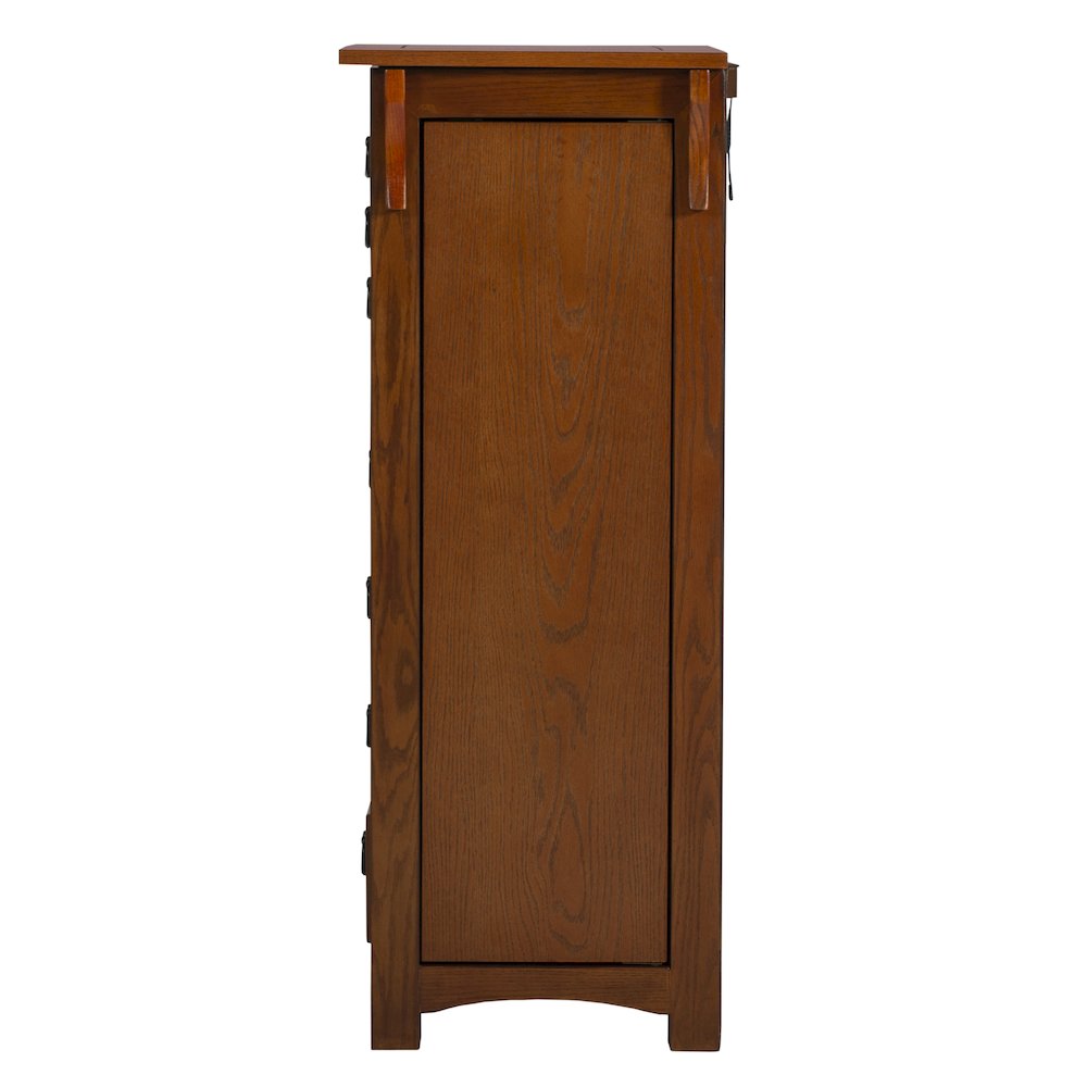 Mission Oak Jewelry Armoire. Picture 10
