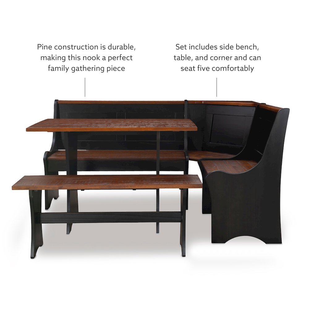 Parkside Antique Nook, Black. Picture 9