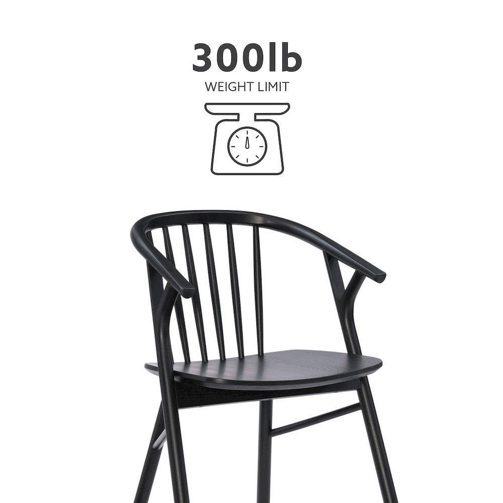 Delmot Chair Black. Picture 12