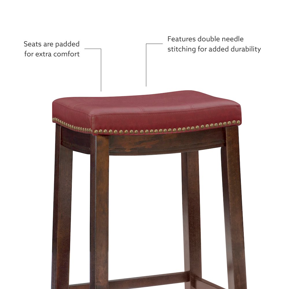 Claridge 3Pc Counter Set Brown Red. Picture 8