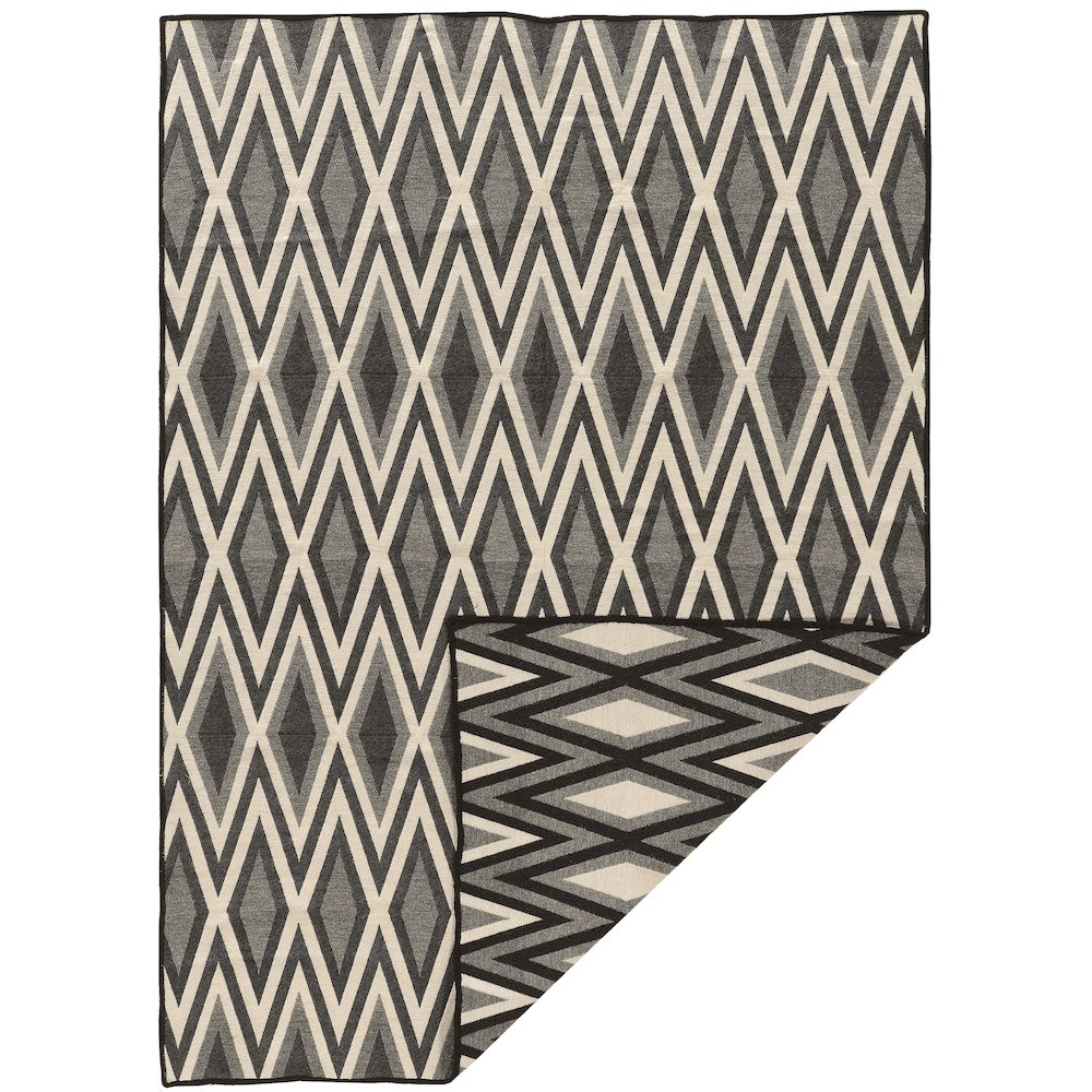 Salonika ReversibleDiamond Grey 5x8, Rug. Picture 3