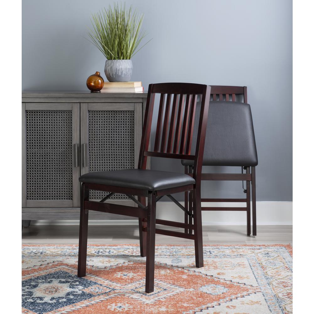Triena 18 In Mission Back Folding Chair - Set Of Two. Picture 12