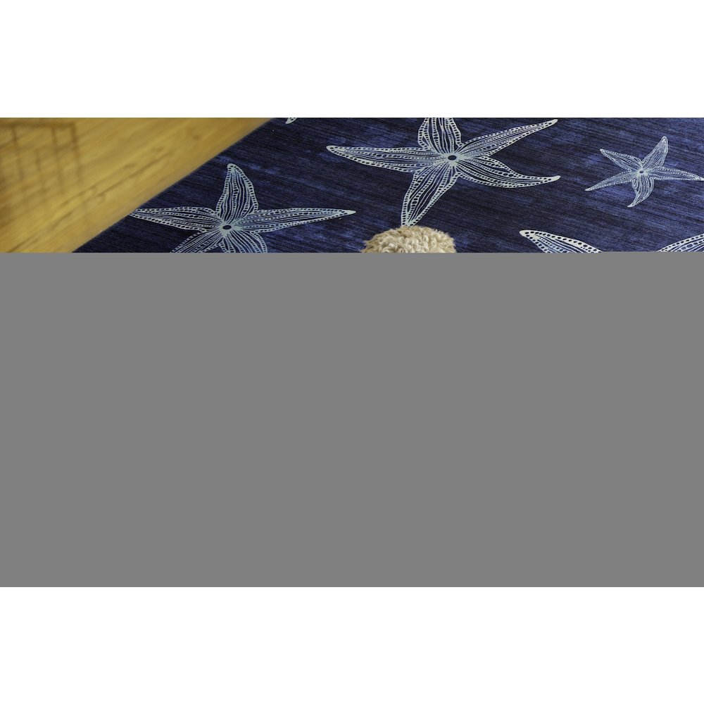 Outdoor Washable Boca Blue & Light Blue 5' X7', Rug. Picture 2