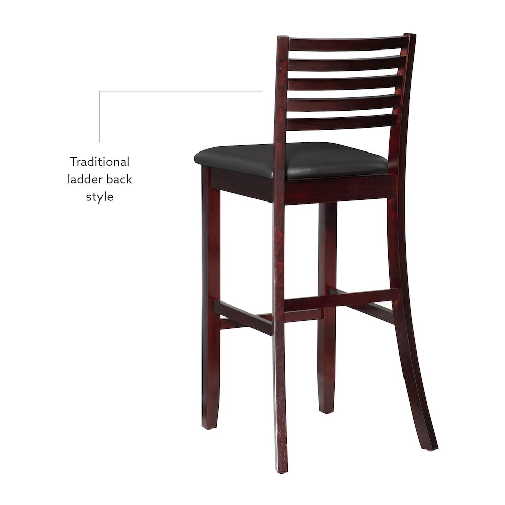 Triena 30 In Ladder Bar Stool. Picture 10