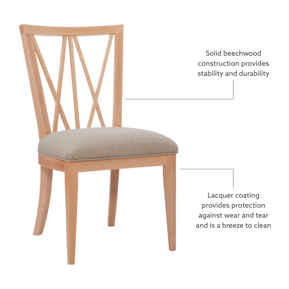 Bailey Chair Natural. Picture 9
