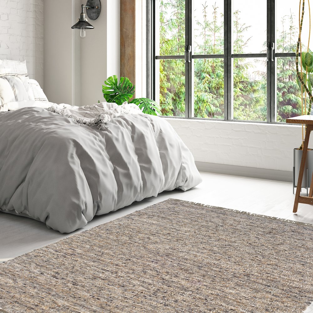 Verginia Berber Dark & Natural 7.10X10.4, Rug. Picture 2