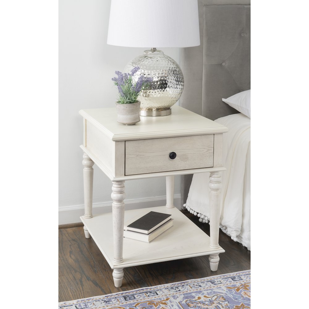 McGhie Side Table White. Picture 5
