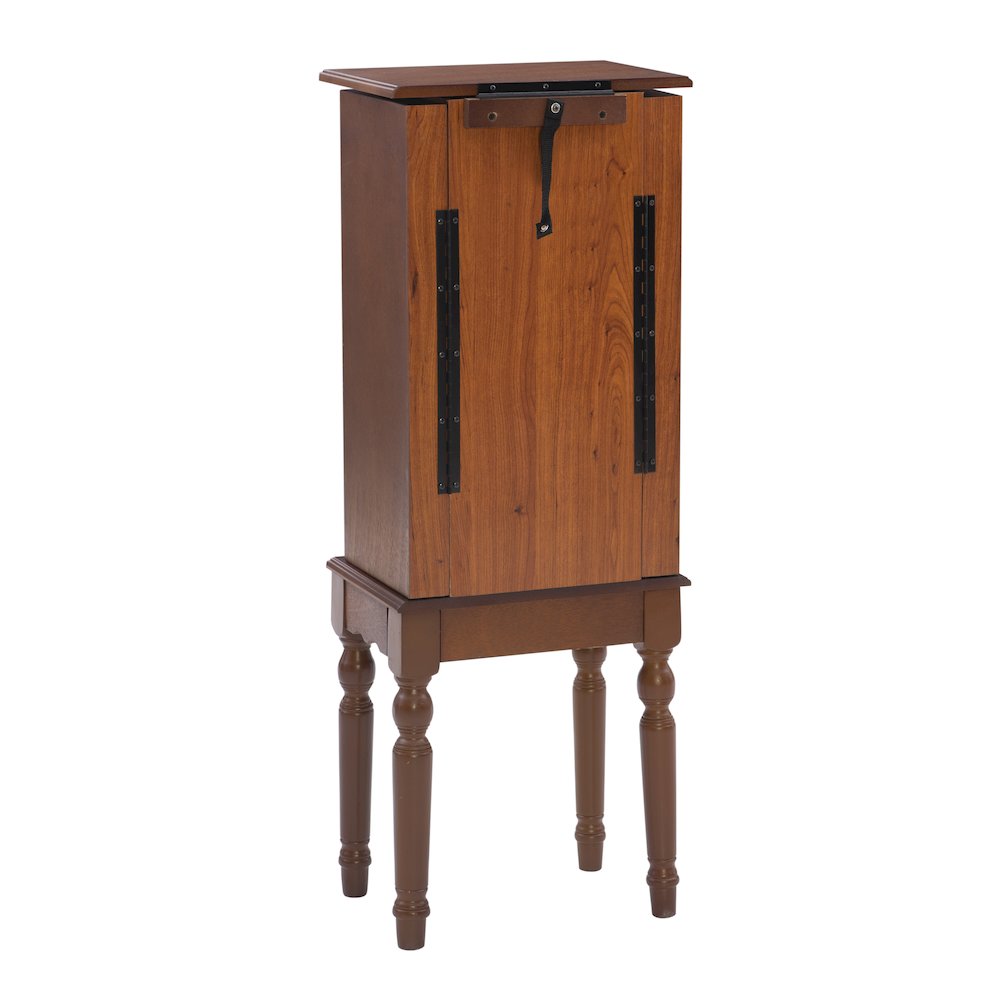 Deep Cherry Jewelry Armoire. Picture 12