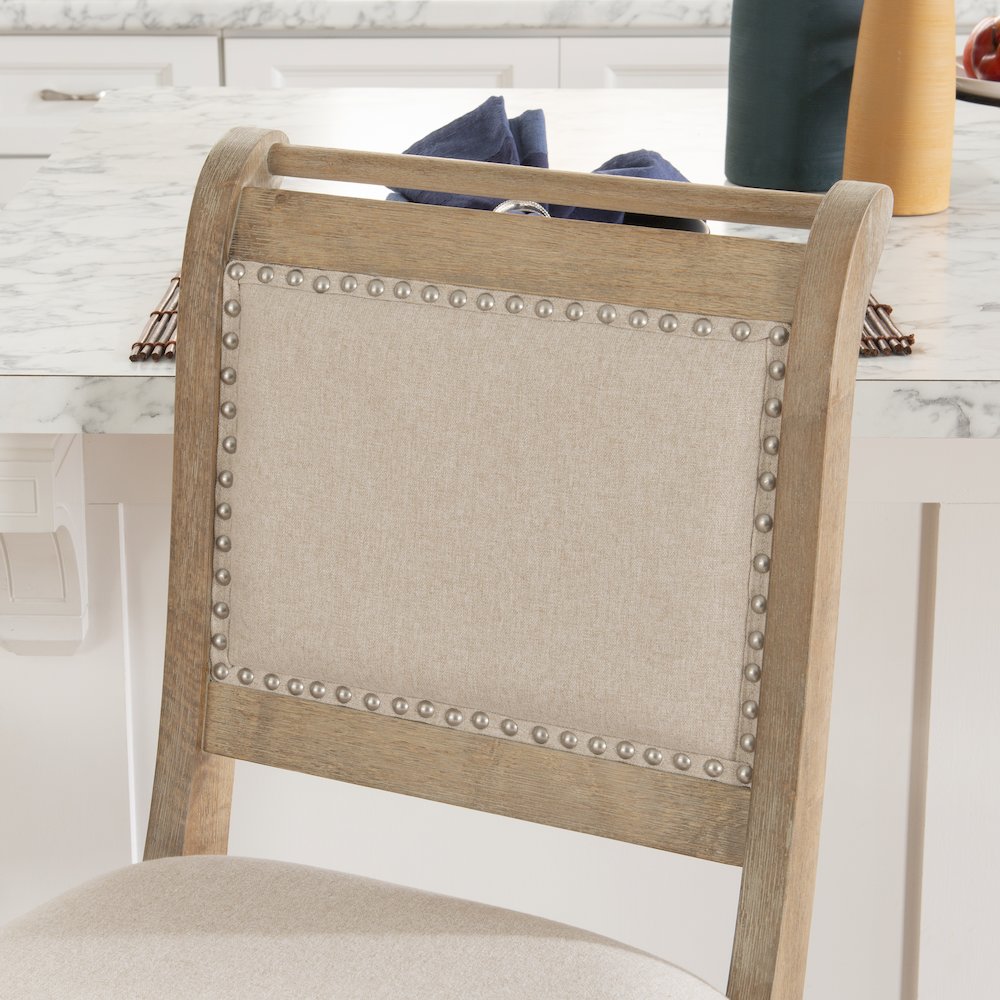 Emmy 26 In Natural Counter Stool. Picture 4