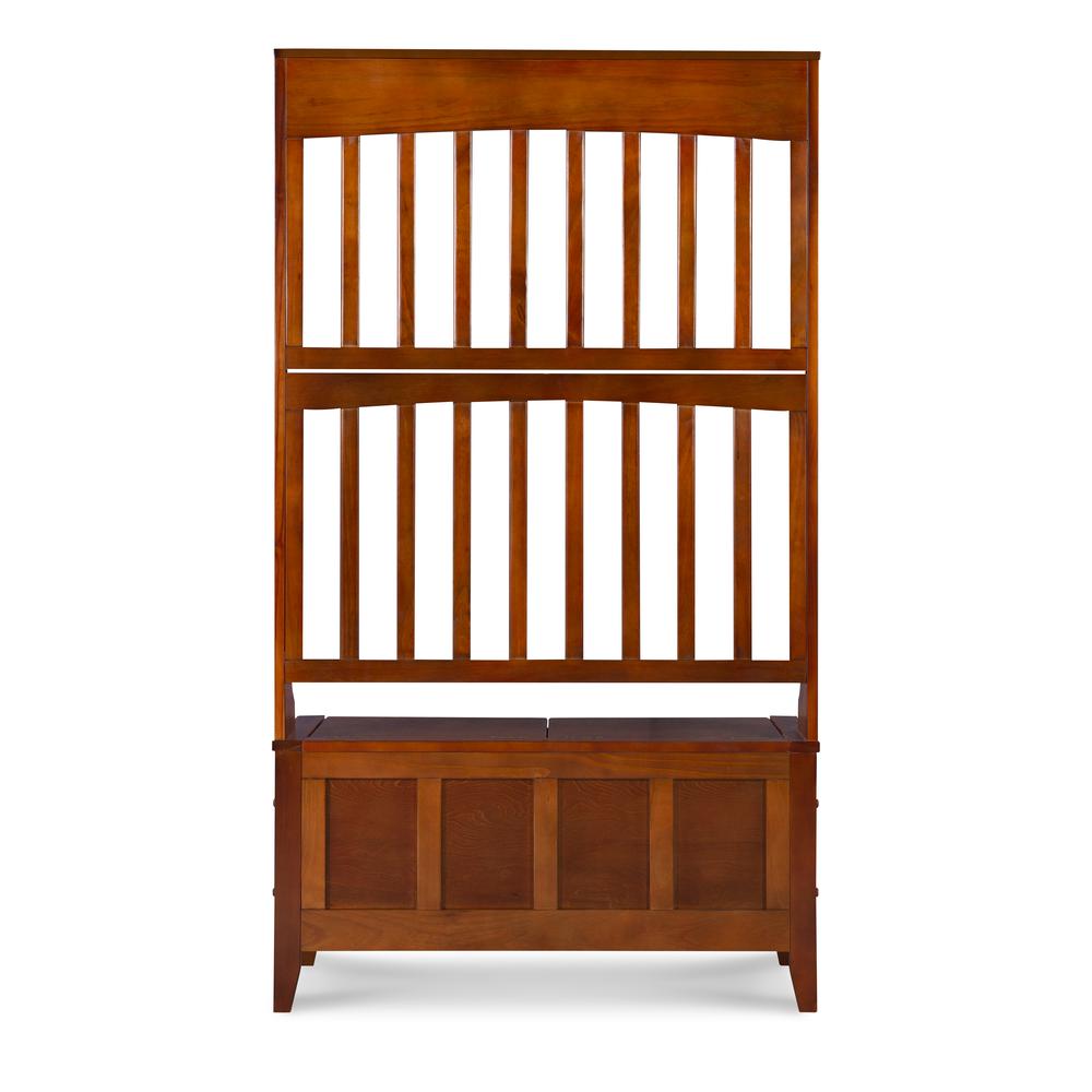 Hall Tree With Storage Bench. Picture 24