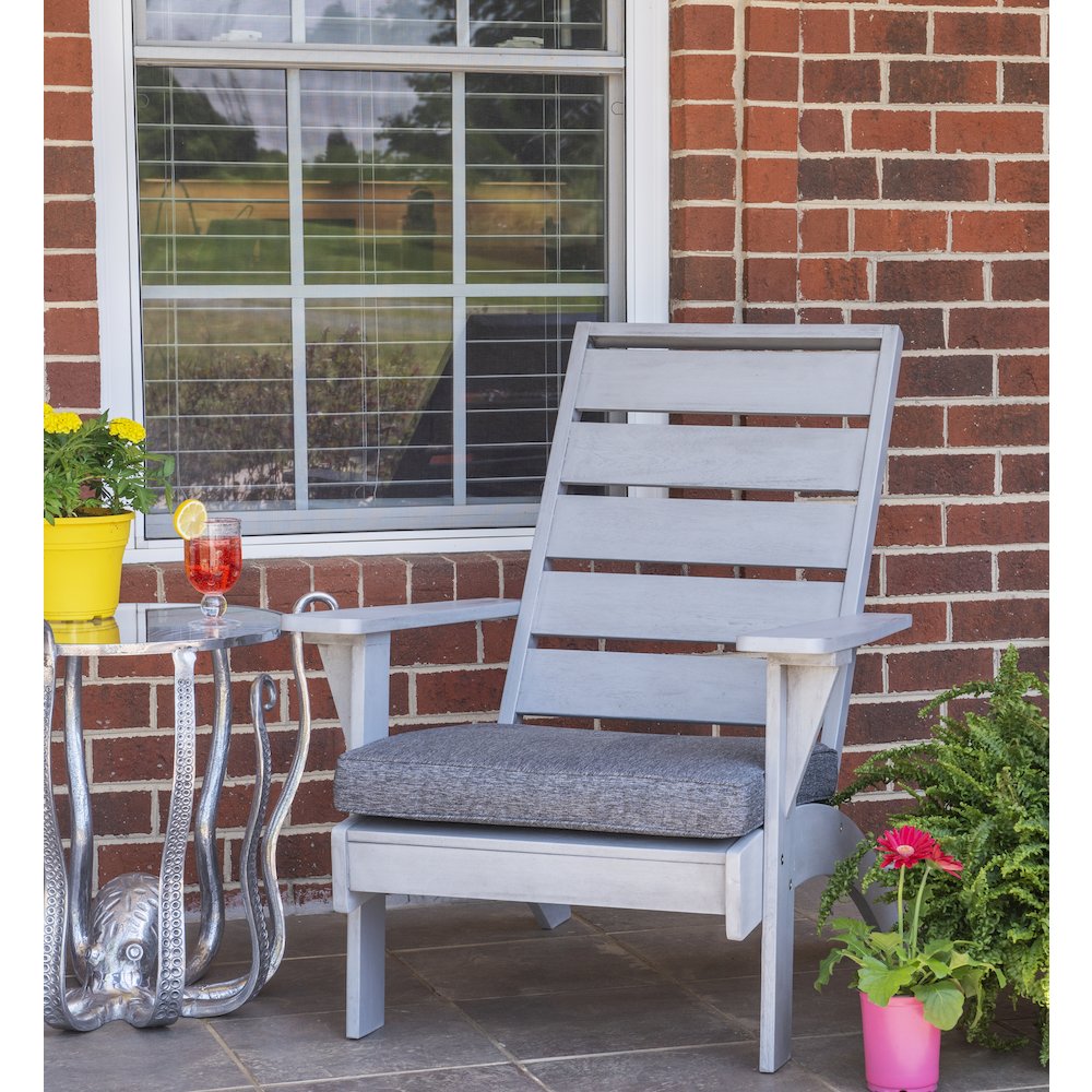 Rockport Gray Outdoor Chair. Picture 3