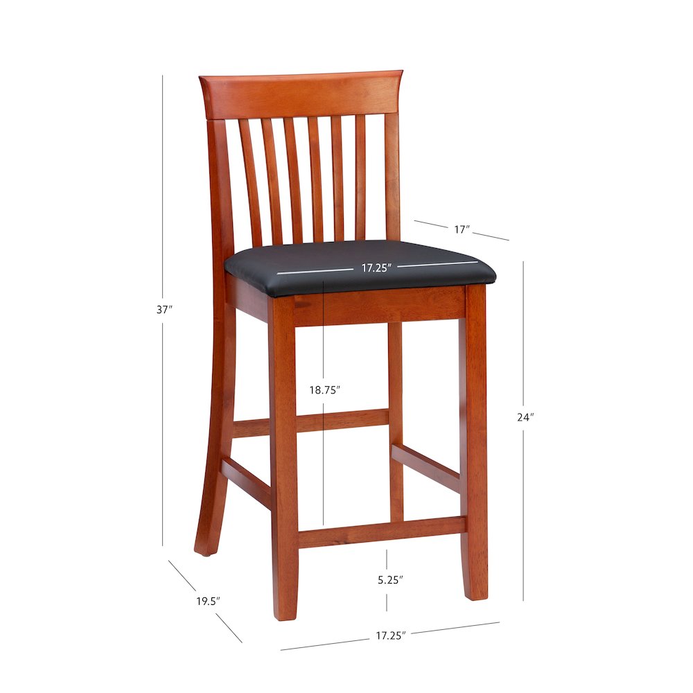 Triena 24 In Craftsman Counter Stool. Picture 14