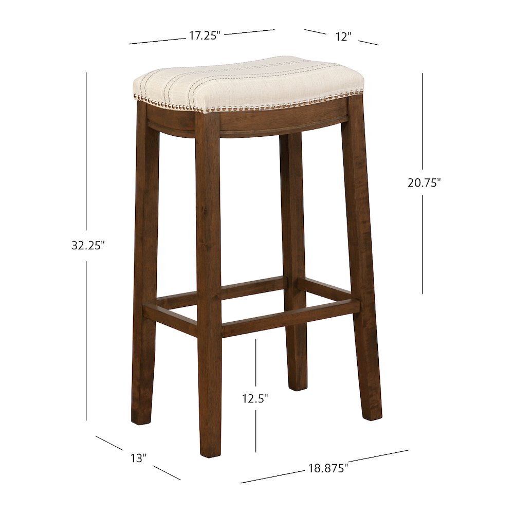 Claridge Natural Bar Stool. Picture 15